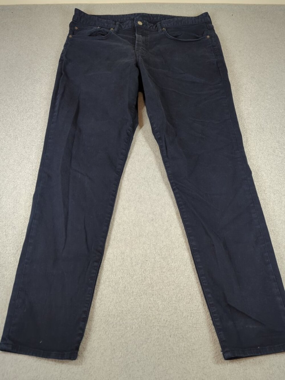 Bonobos Jeans Men's 36x34 (Actual 37x33) Dark Blue Athletic Fit Stretch